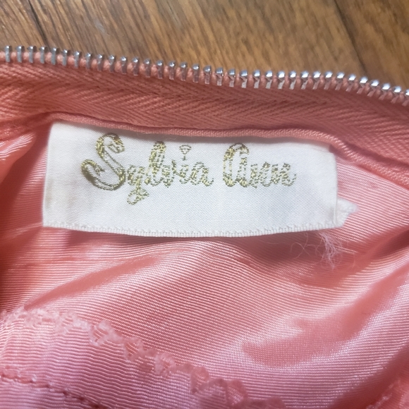 Vintage 1960s pink Sylvia Ann mod go-go dress M - Picture 8 of 9